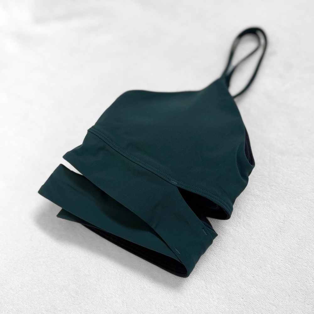 NWT Lululemon V-Neck Crossover Underband Bra – Deep Tide (DPTD) – Size 6 - Picture 10 of 10